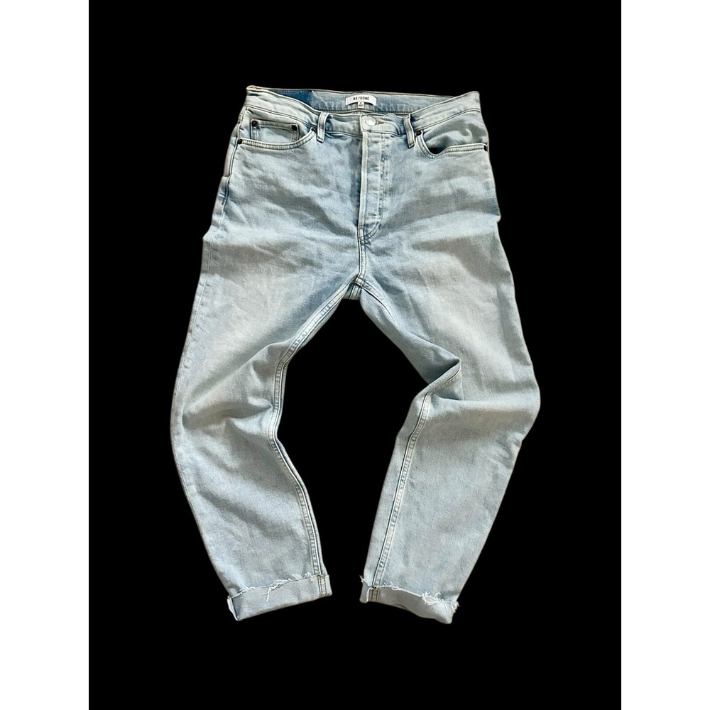 RE/DONE x LEVI'S Jeans Womens‎ Sz 30 Light Wash USA 30x27